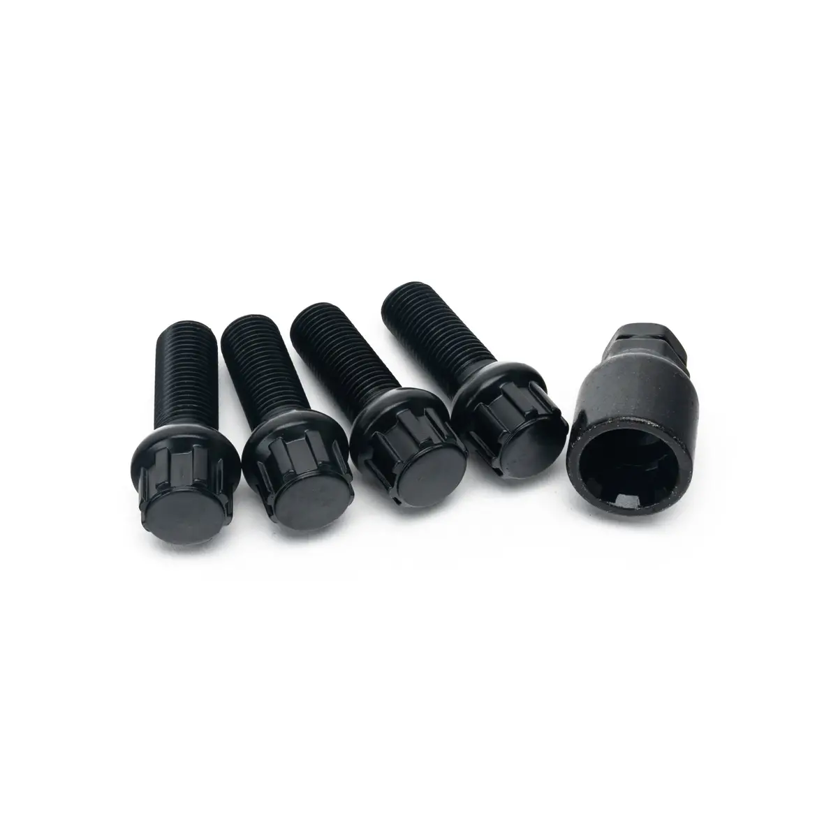 Wheel Lock Kit 14Mm - Ball Seat (Black) 1