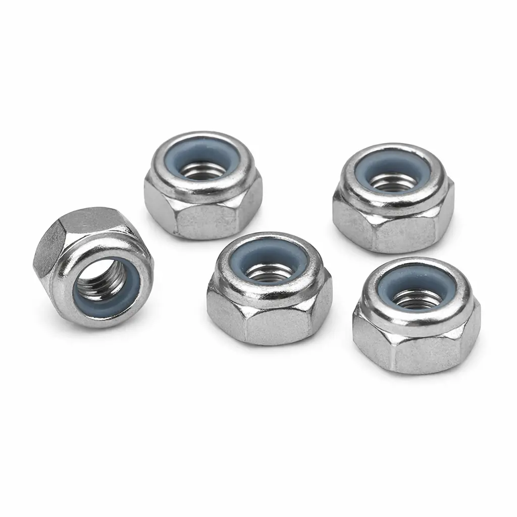 M3 Nylon Locknuts (5-Pack) 1