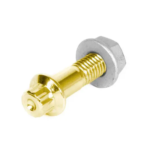 M8x32 Gold Assembly Bolt & Nut For 2-Piece Bbs Style 5 / Style 19 & Amg Aero Ii Wheels 1