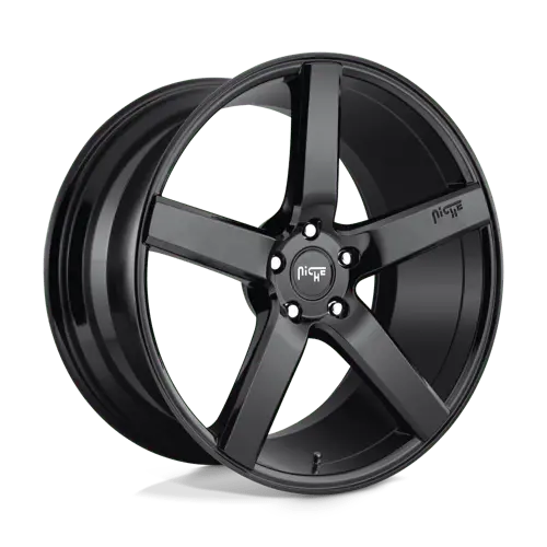 Niche M188 Milan 22X10 5X5.0 Et35 Gloss Black 1