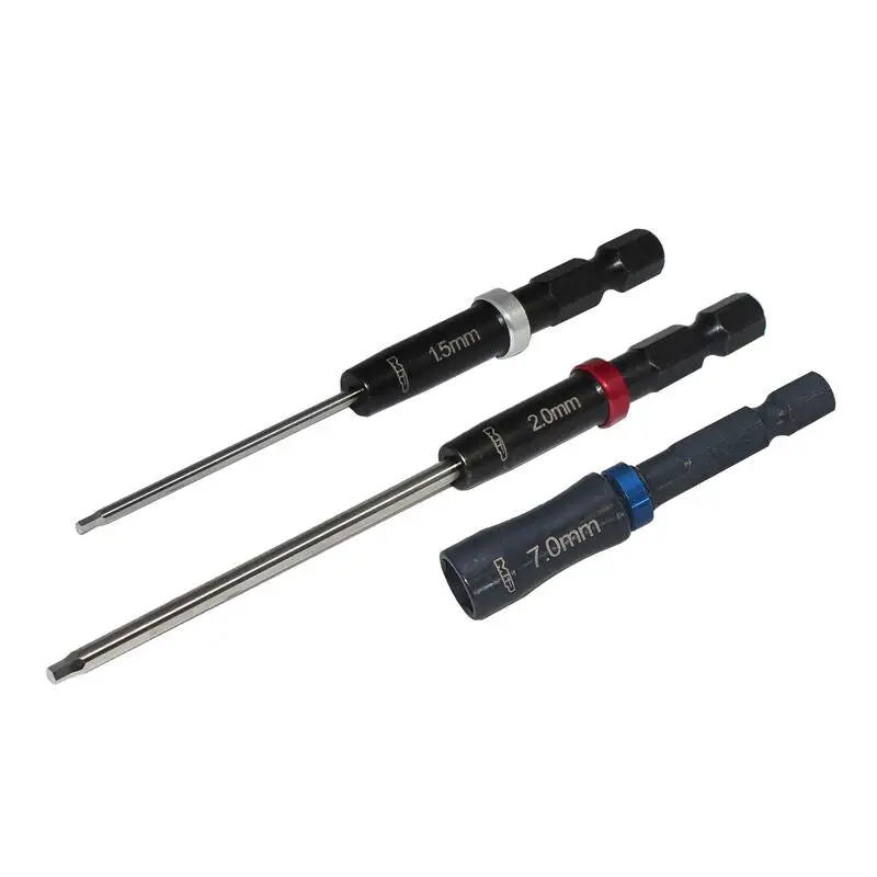 Speed Tip™ Hex Driver Wrench Set Gen 2, 1.5Mm, 2.0Mm Hex Wrench & 7.0Mm Nut Driver 1