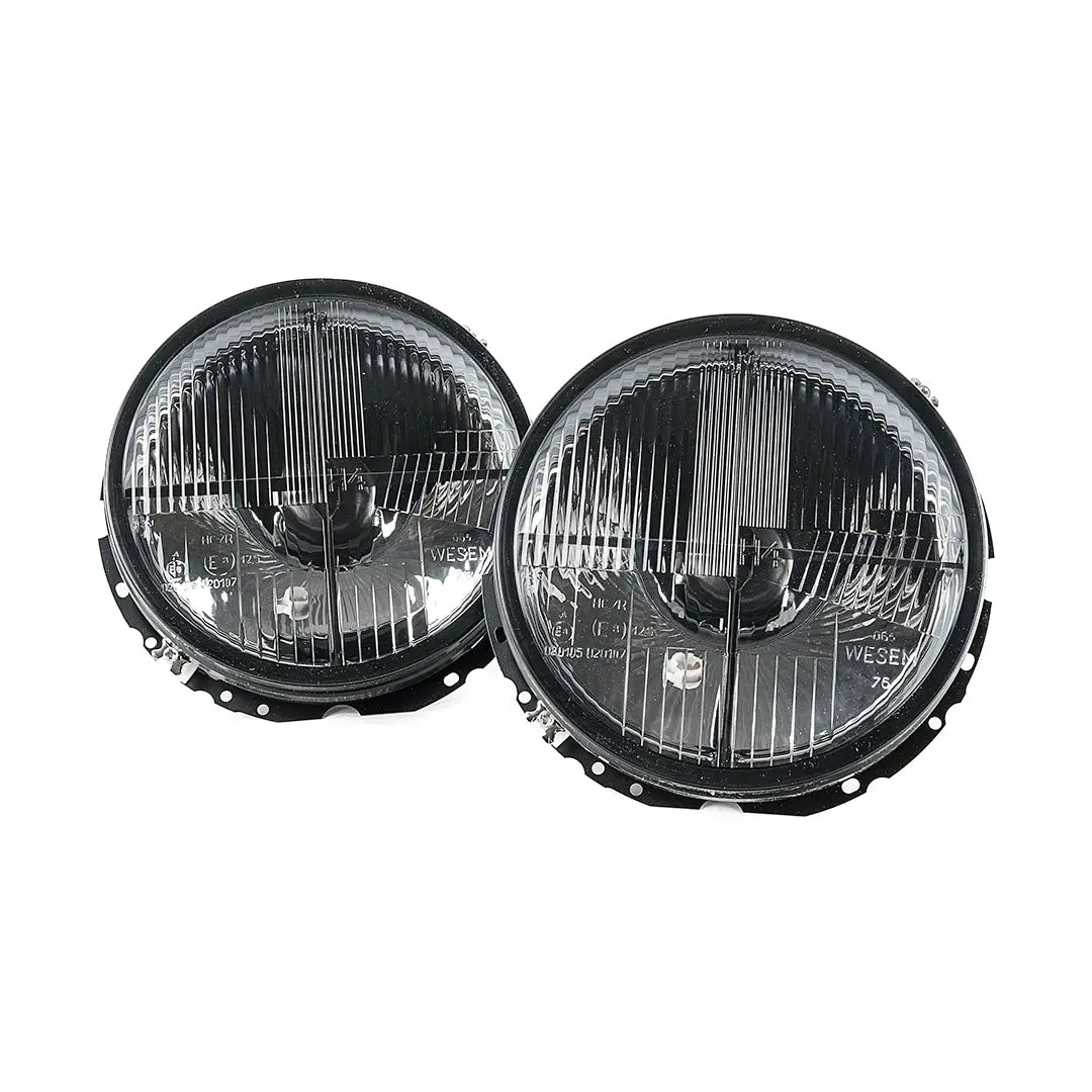 Mk1 Cross-Hair Headlights - Faceted Oe Style (Pair) 1