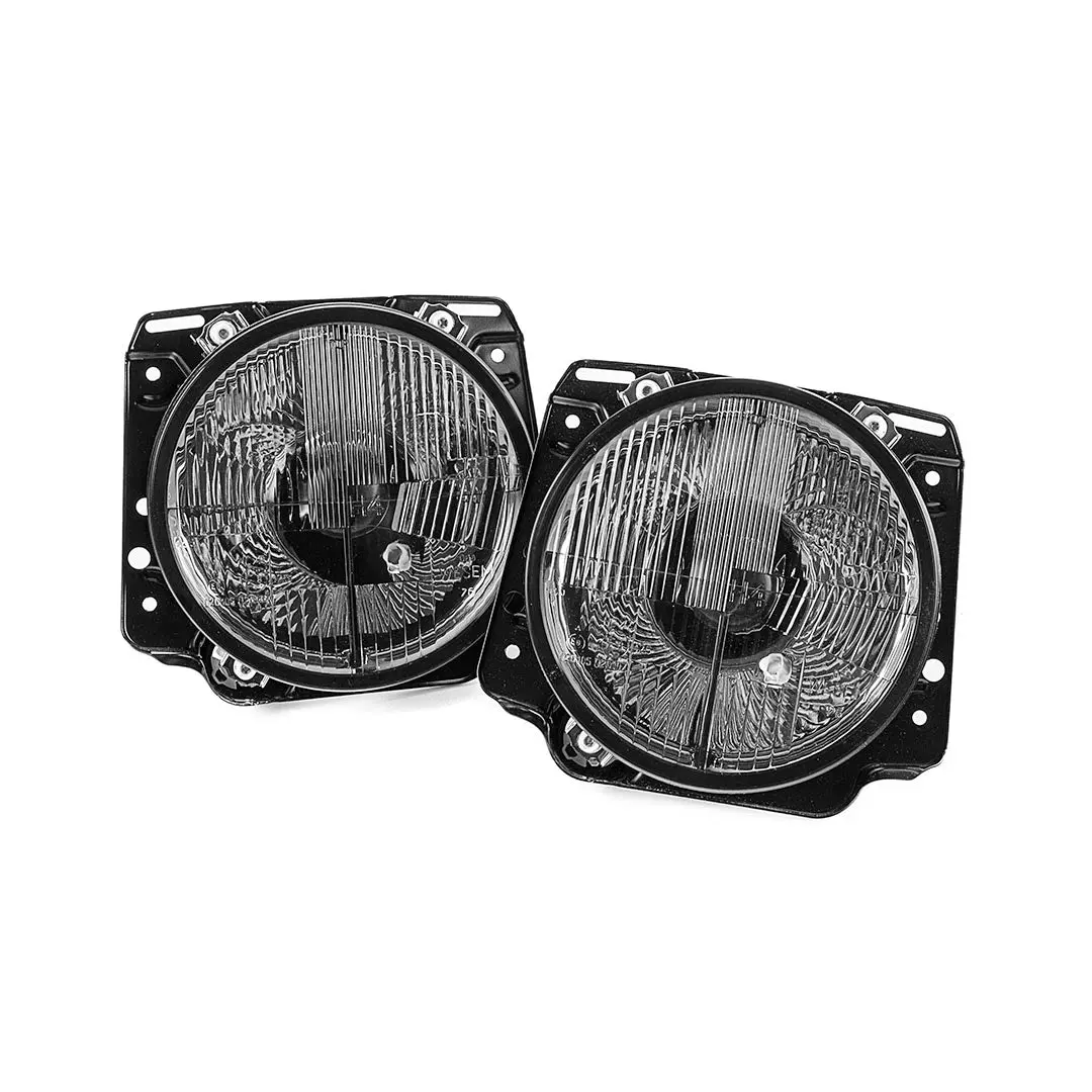 Mk2 Cross-Hair Headlights - Faceted Oe Style (Pair) 1