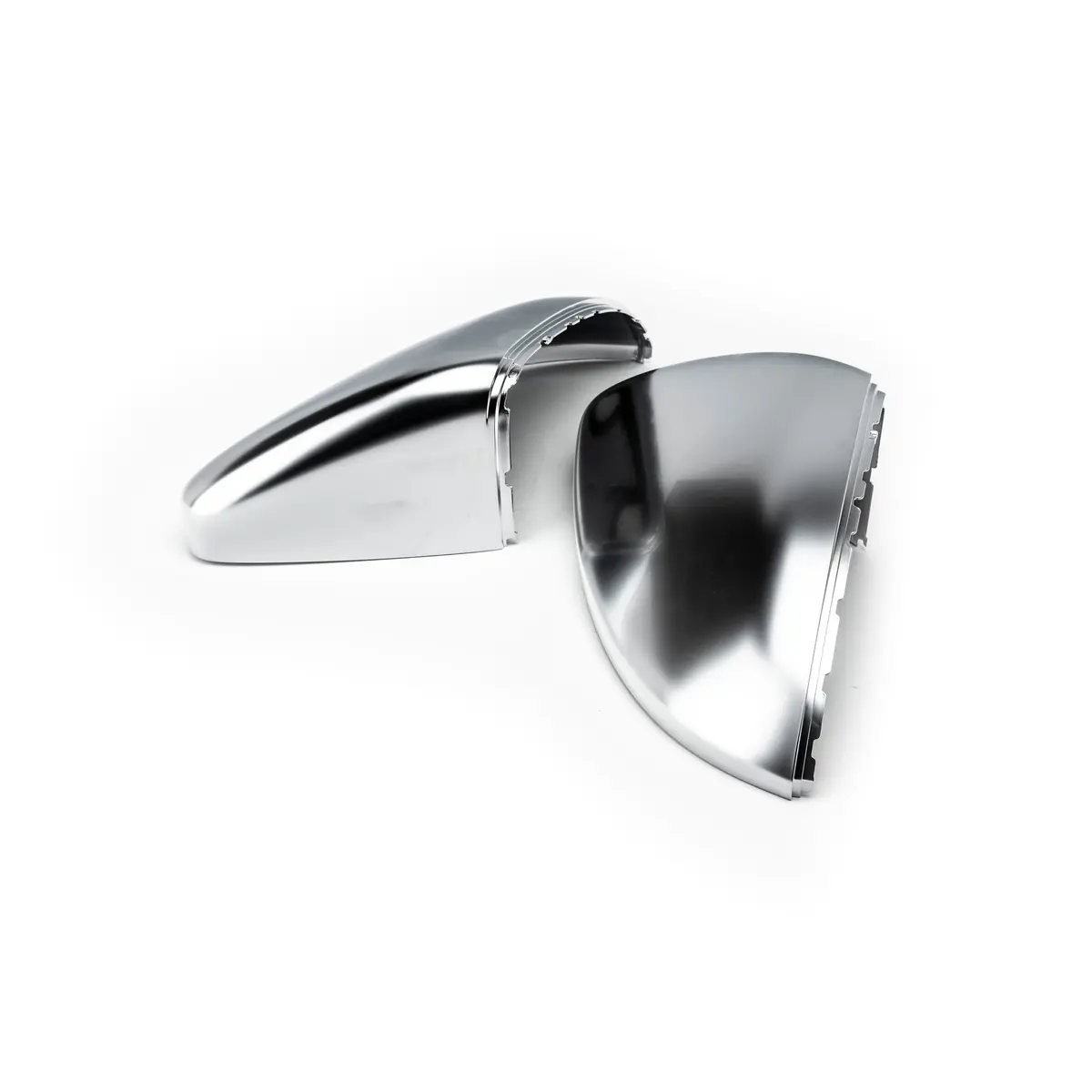 Mk7 Genuine Euro Mirror Cap Set - Brushed Aluminum Look 1