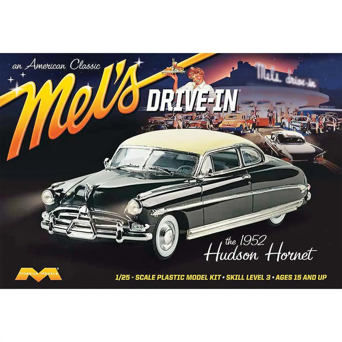 1/25 1952 Hudson Hornet Car Mel's Drive-In 1