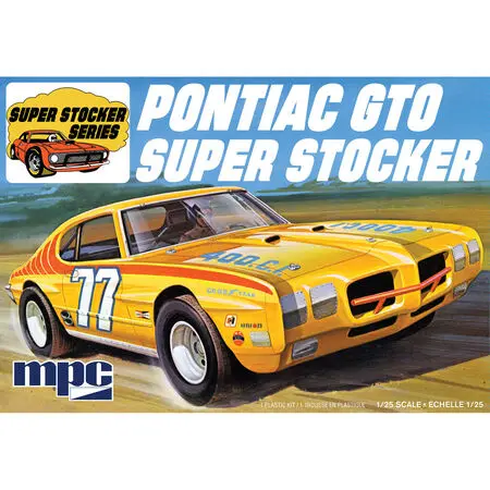 1/25 1970 Pontiac Gto Super Stocker Model Kit 1