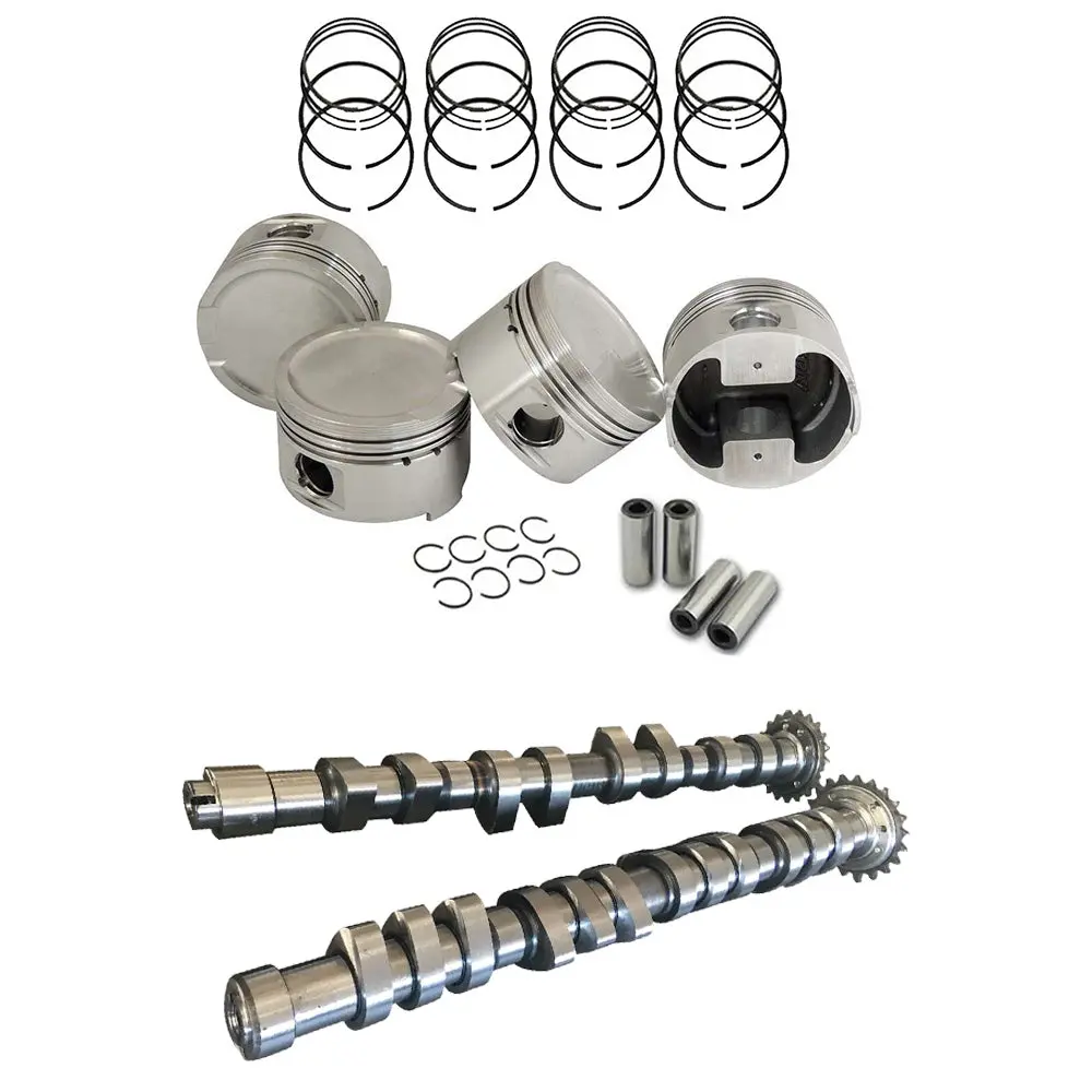 Spa Turbo Forged Piston Set 81Mm 1.8L 20V Vw/Audi + 252 / 260 High Performance Camshaft Set 1