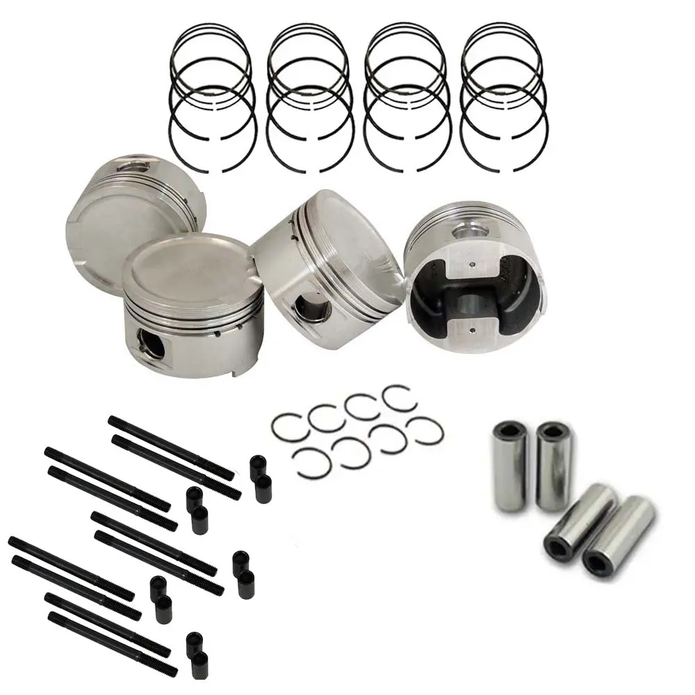 Spa Turbo Forged Piston Set 81,5Mm 1.8L 20V Vw/Audi + Head Stud Set 1