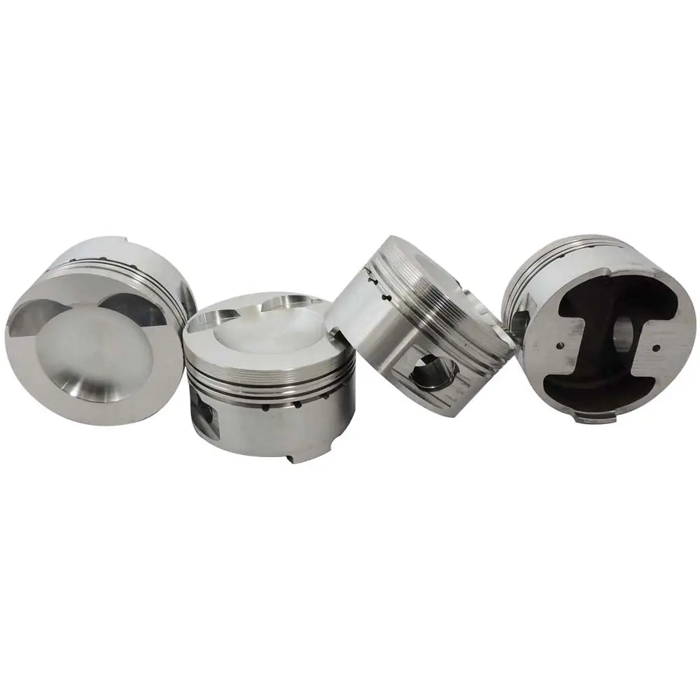 Spa Turbo Forged Piston And Rings Set 83Mm Vw/Audi 2.0L Tsi + 144Mm X 20Mm High Performance Steel Basic Connecting Rod Set 3/8" Bolt (600Hp) 2