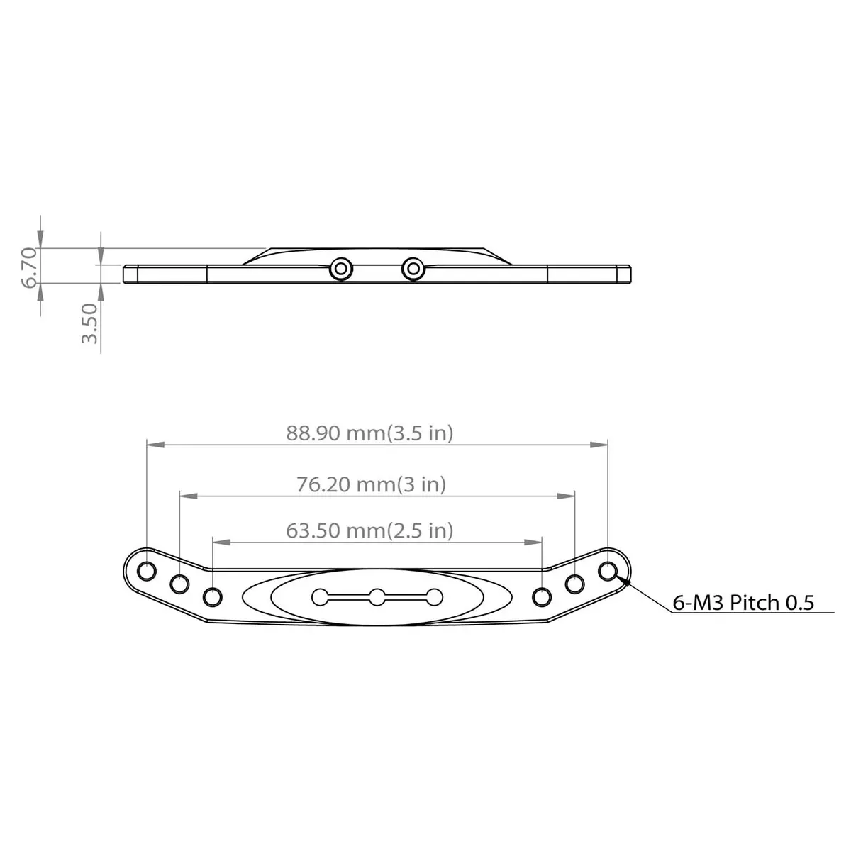 X8 Metal 3.5 Rudder Metal Horn 1