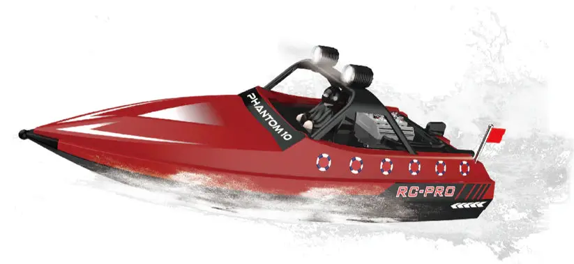 Rc Pro 10" Rc Jetboat Phantom10 1