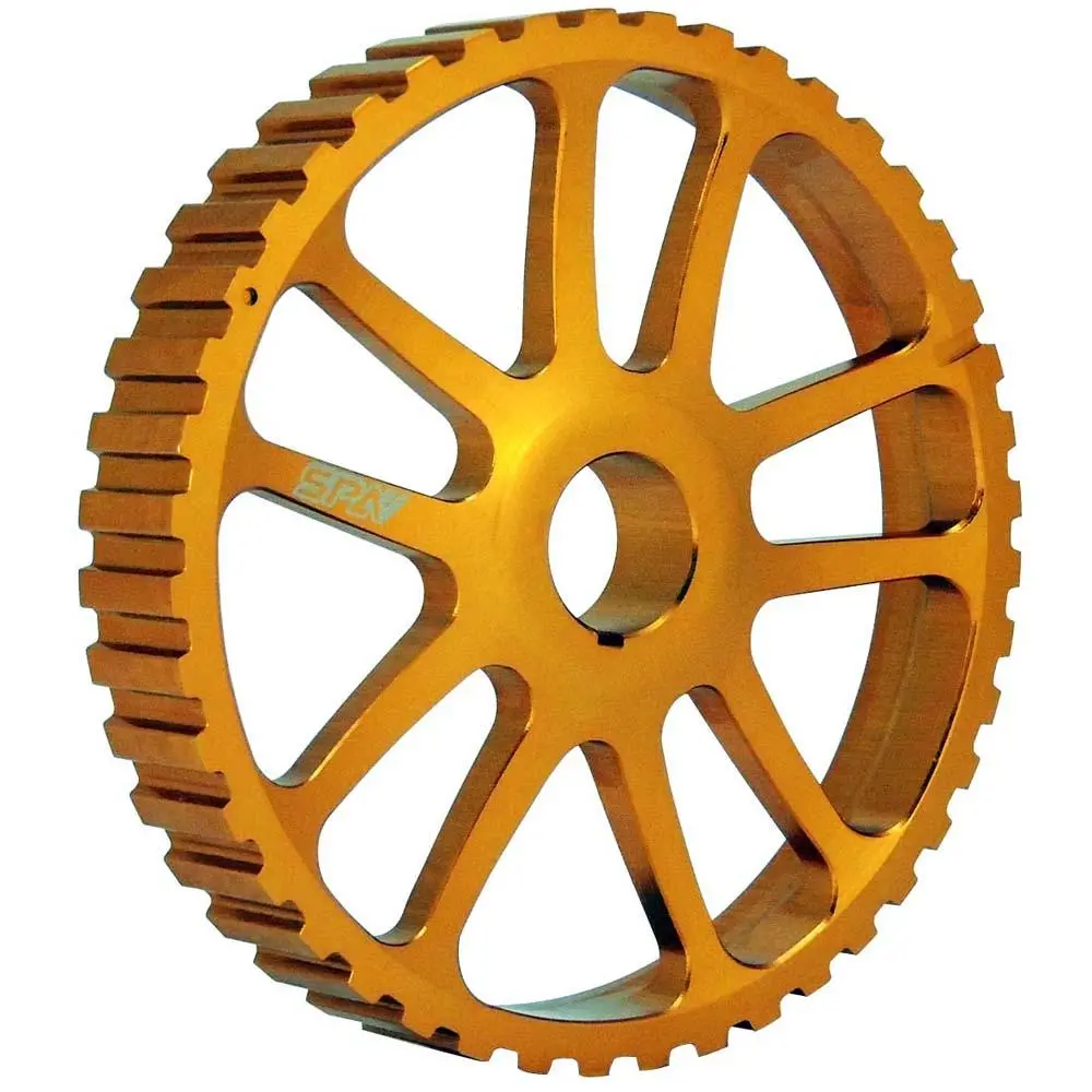Vw 74-98 8V Y Series Lightweight Fixed Cam Pulley / Intermediate Shaft - Gold 1