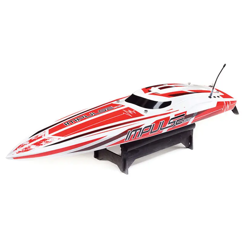Impulse 32" Brushless Deep-V Rtr With Smart, White/Red 1