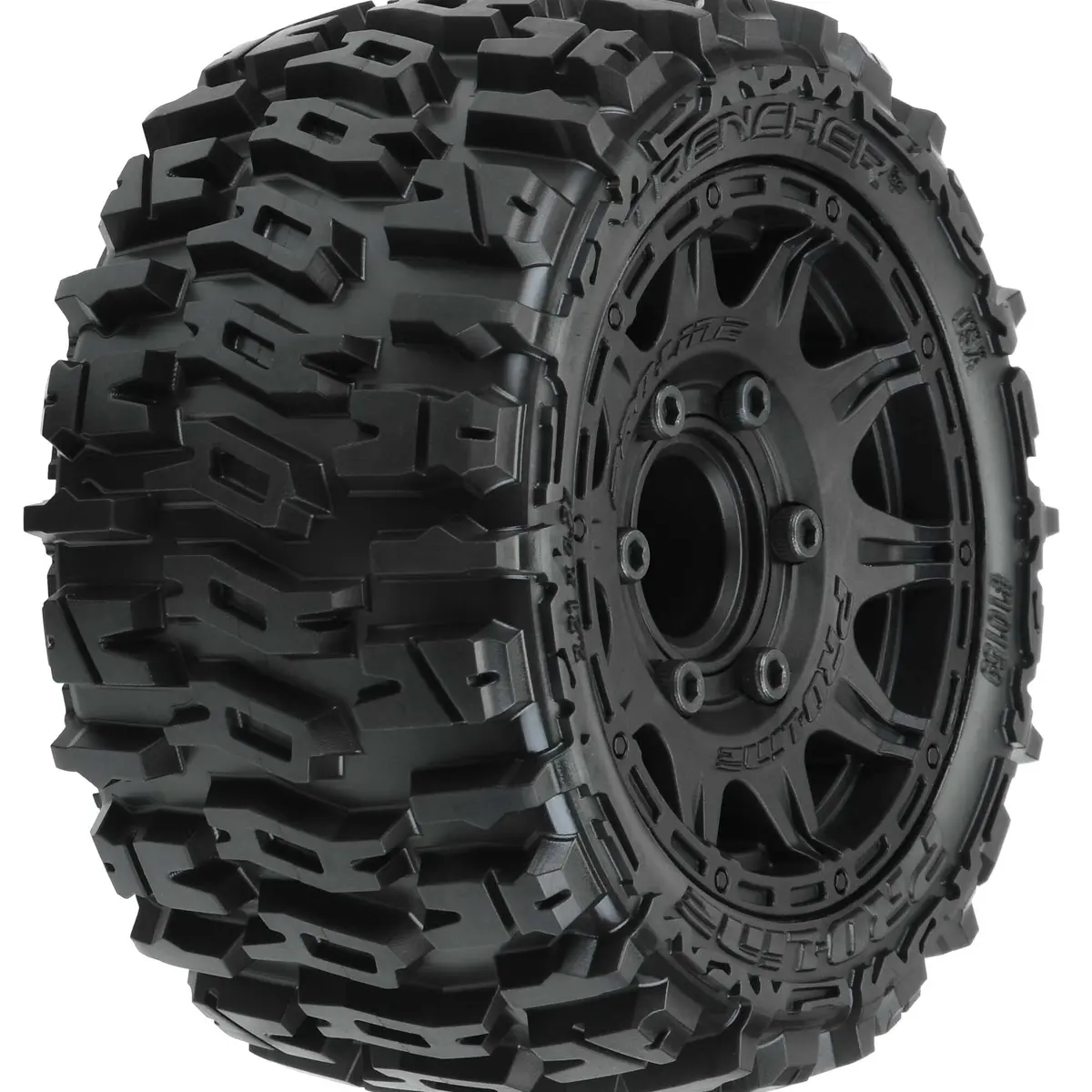 1/10 Pro-Line Trencher Lp Front/Rear 2.8" Mt Tires Mounted 12Mm Blk Raid (2) 1