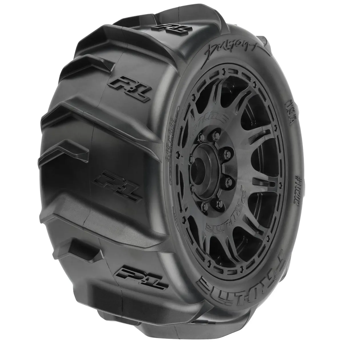 1/6 Pro-Line Dumont Snd/Snw Tires F/R Mtd 24Mm Blk Raid(2) 1