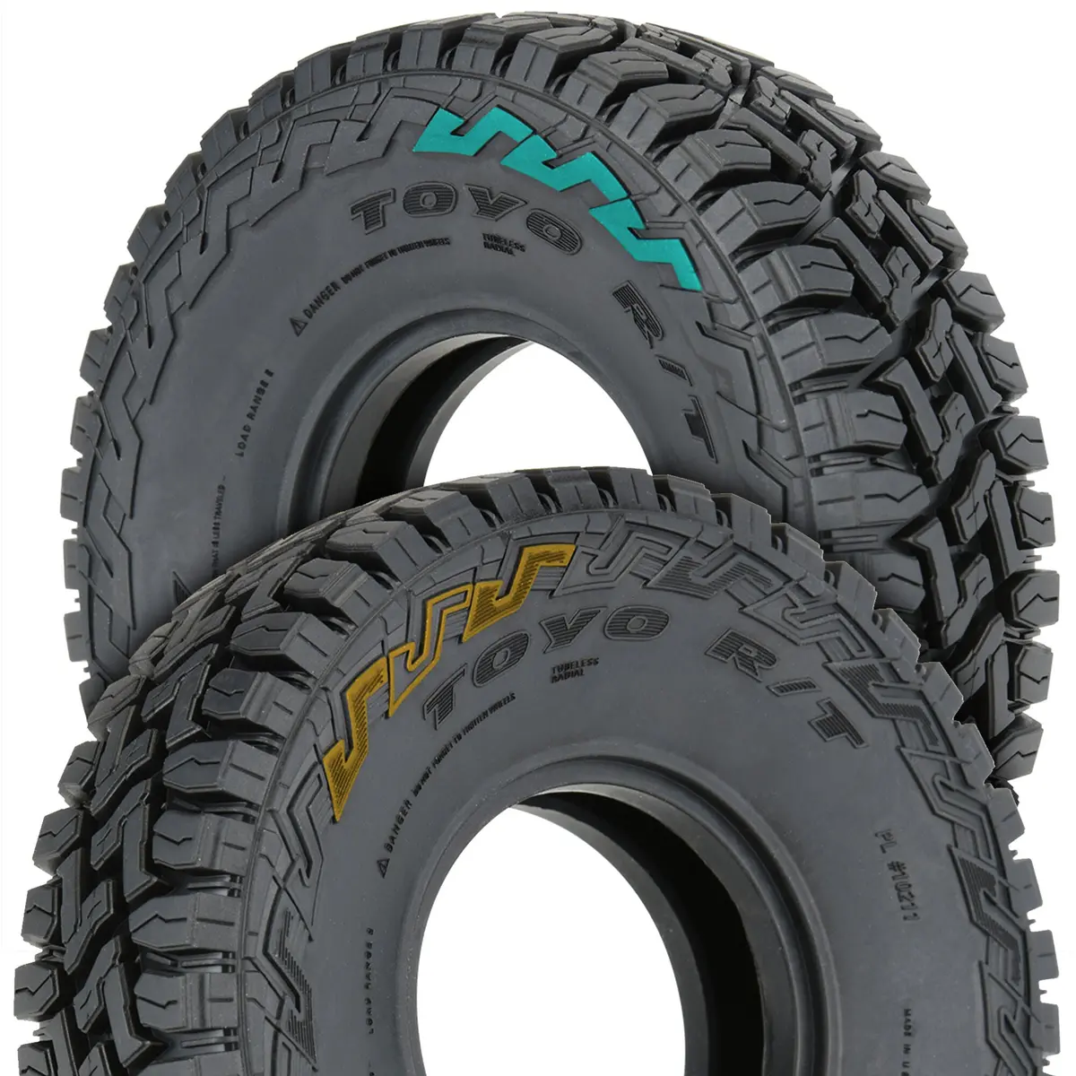 1/10 Pro-Line Toyo Open Cntry Rtg8 Fr/Rr 1.9 Rck Trn Trcktrs(2) 2