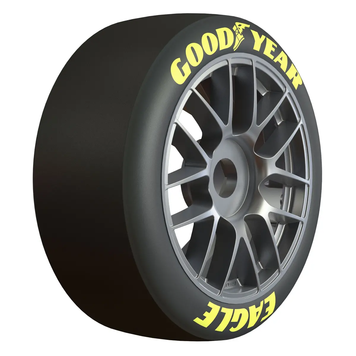 1/7 Goodyear Nascar Cup F/R Belted Mtd 17Mm Gunmetal: Infraction 6S 1