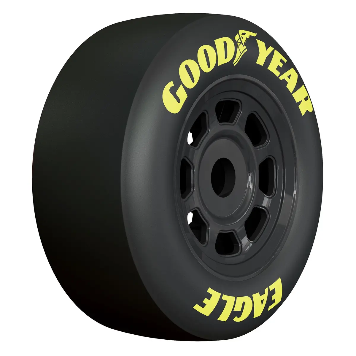 1/7 Goodyear Nascar Truck F/R Belted Mtd 17Mm Black: Infraction 6S 1