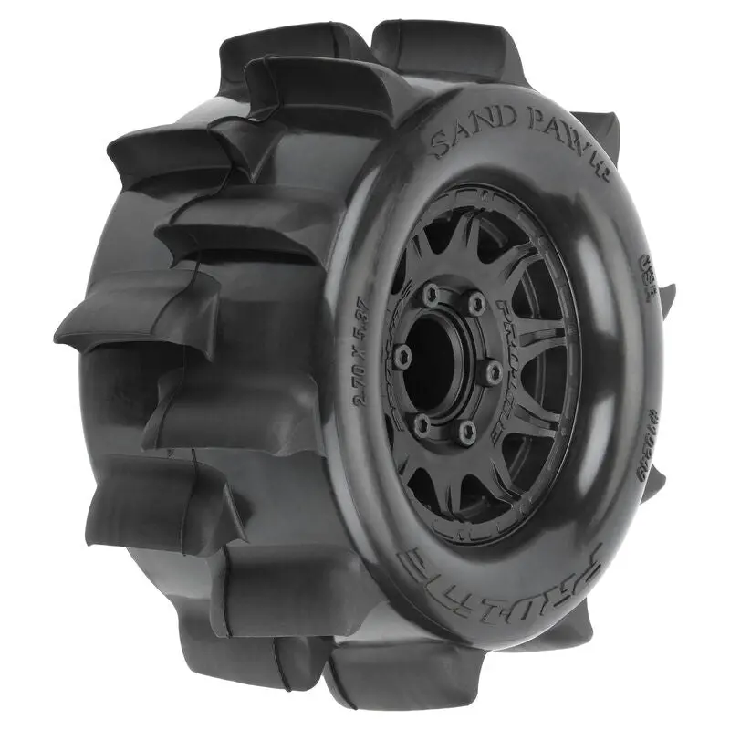 Pro-Line Sand Paw Hp Belted 2.8" Sand Truck Tires Mounted (12Mm & 14Mm) 1