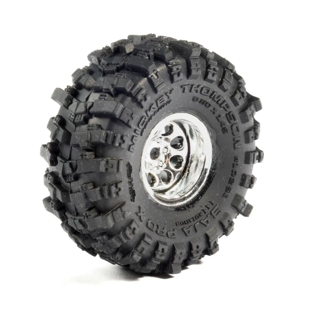 Pro-Line 1/30 Baja Pro X Front/Rear Mounted Chrome Beast Tires (4): Axial Scx30 1