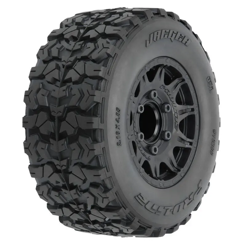 Pro-Line Jaeger Hp Belted F/R 2.8" Mt Tires Mtd 12Mm/14Mm Raid (2) Directional 1
