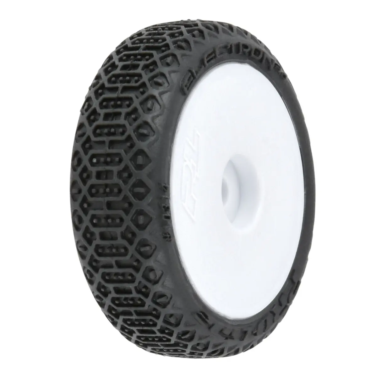 Pro-Line Electron 2.0 F/R Tires Mounted 7Mm White (4) For Losi Micro-B 1