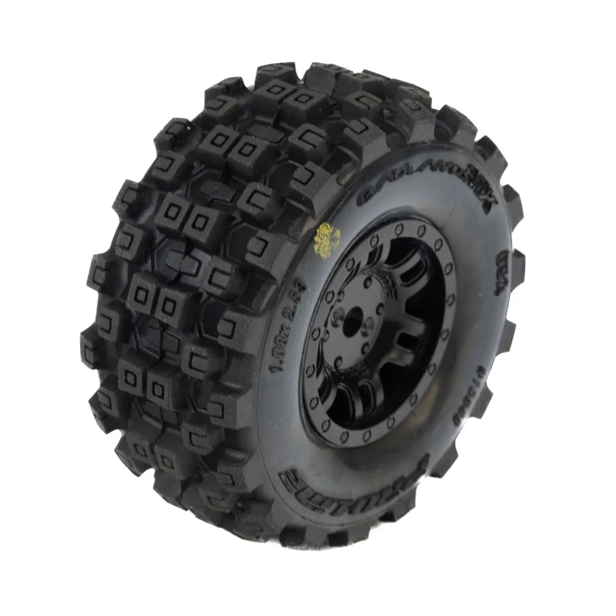 Pro-Line Badlands Mx F/R Mtd 12Mm Black Split Six (4) For Arrma Mojave Grom 1