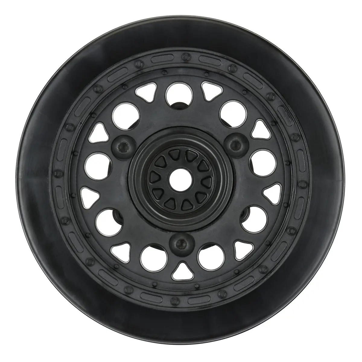 Showtime 2.2"/3.0" Black 3X30 Removable Hex (12Mm & 14Mm) Sc Dirt Oval Wheels For Slash 1