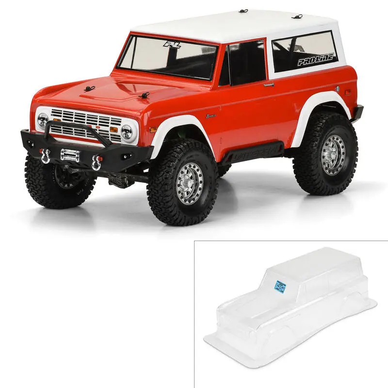 Pro-Line® 1/10 1973 Ford Bronco Clear Body 12" (305Mm) Wheelbase Crawlers 1