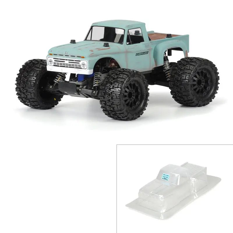 Pro-Line Clear Body, 1966 Ford F-100: 1/10 Stampede 1