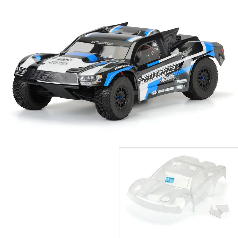 Pro-Line 1/10 Pre-Cut Flo-Tek Fusion Clear Body: Short Course 1