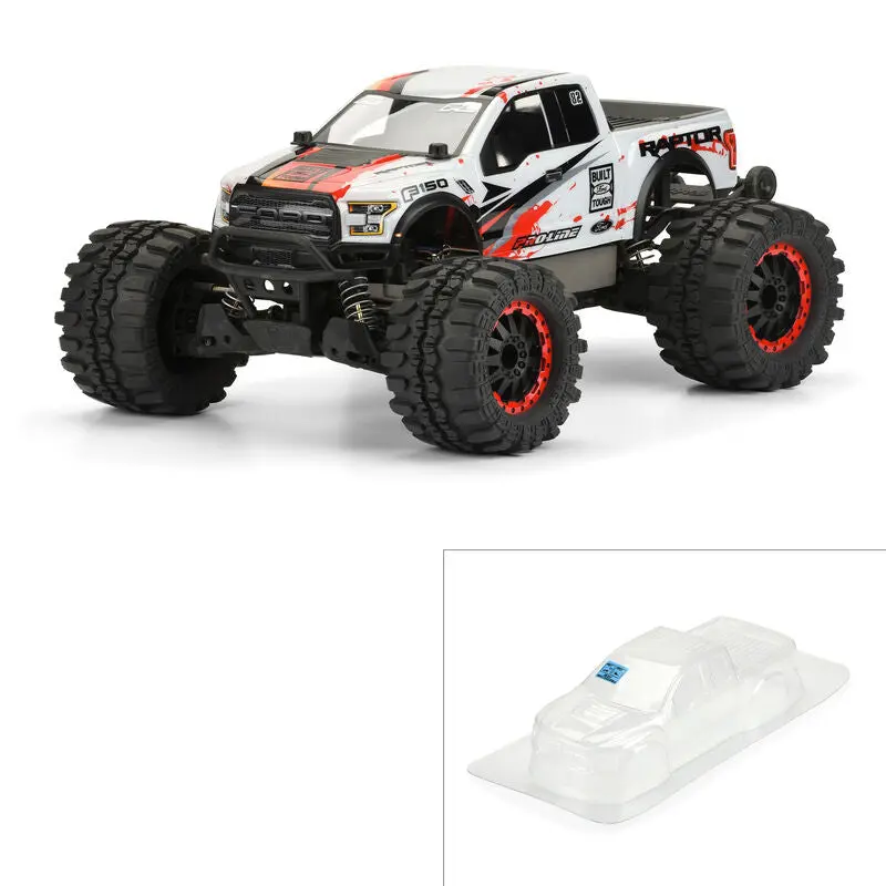 Pro-Line® 1/10 2017 Ford F-150 Raptor Clear Body: Stampede® 1