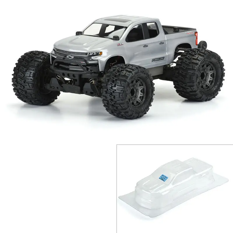 Pro-Line® 1/10 2019 Chevy Silverado Z71 Trail Boss Clear Body: Stampede 4X4® 1