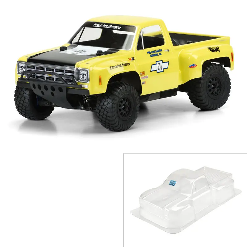 Pro-Line® 1/10 1978 Chevy C-10 Race Truck Clear Body: Short Course 1