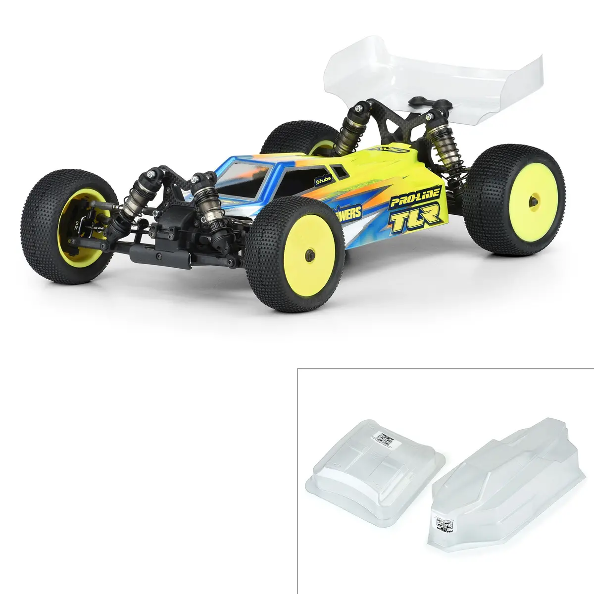 Axis Light Weight Clear Body For Tlr 22X-4 1