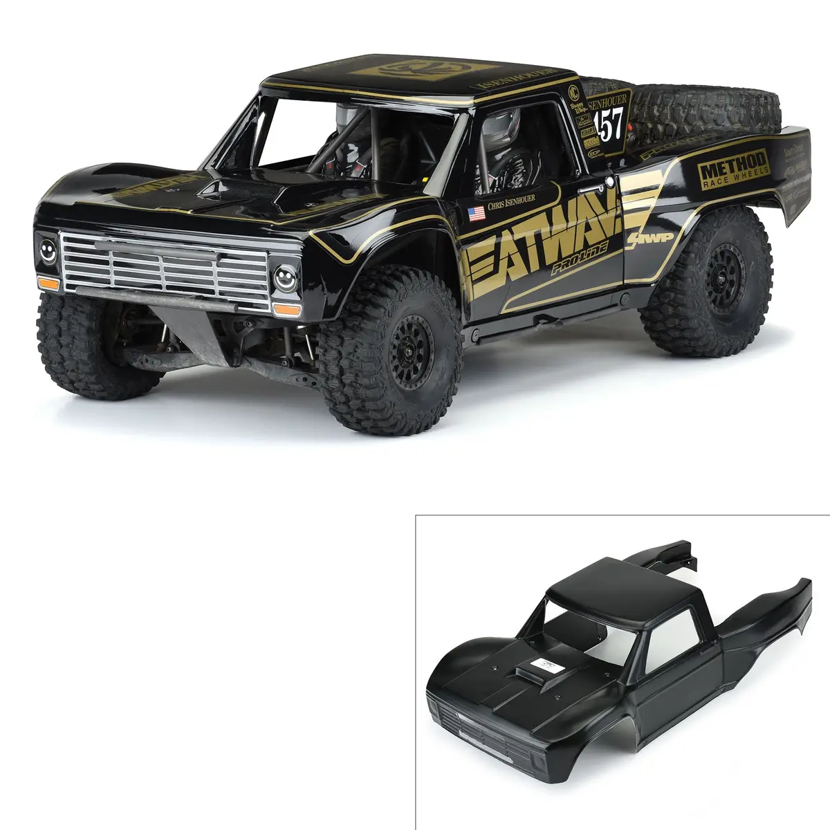 Pre-Painted/Pre-Cut 1967 Ford F-100 Black Udr 1