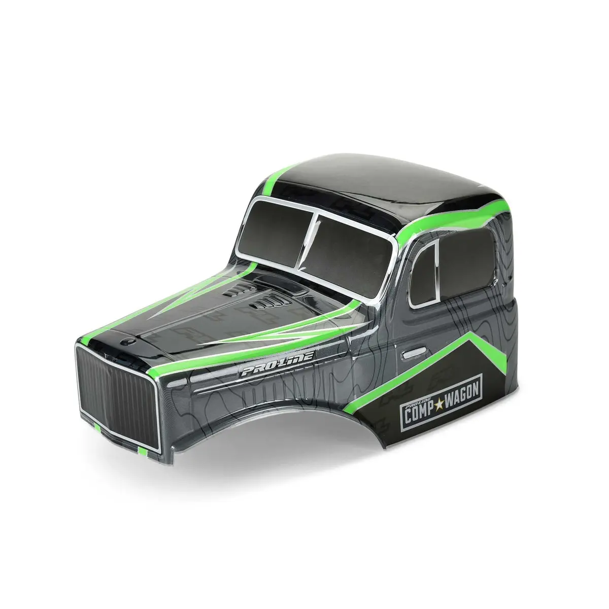 Pro-Line Comp Wagon Cab-Only Body Grey/Black – 12.3" Wb (Pro360621) Limited Edition 1