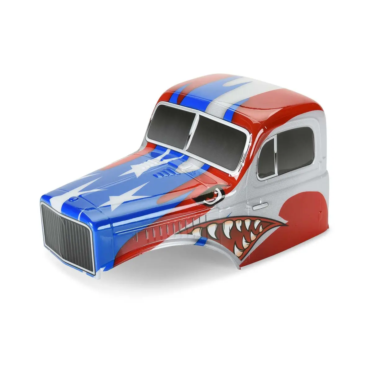Pro-Line Comp Wagon Cab-Only Body – Stars & Stripes 12.3" Wb (Pro360622) 1