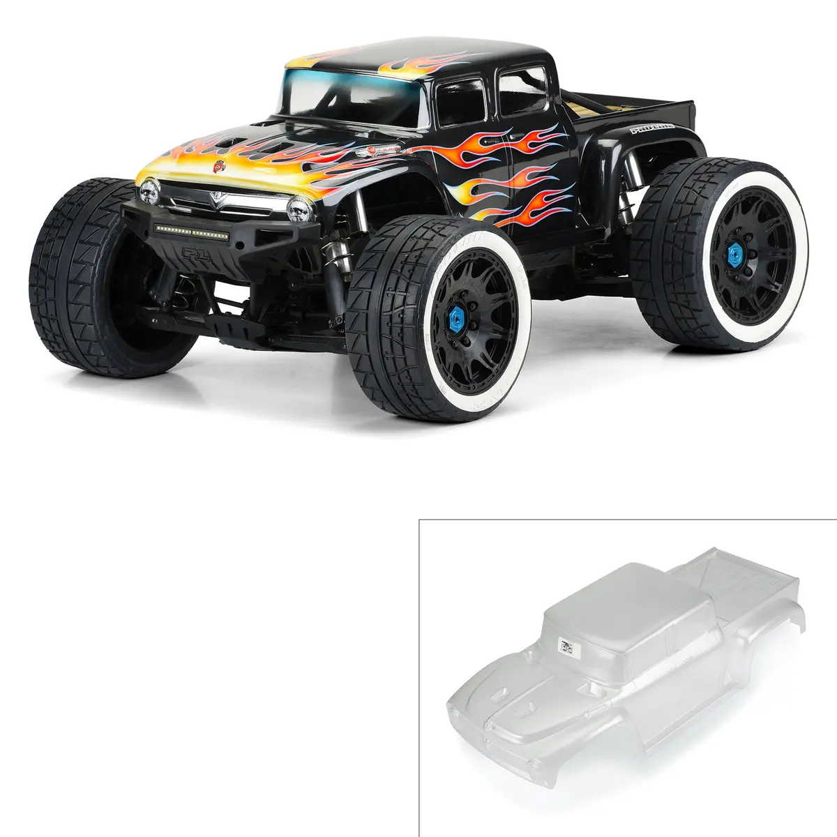 Pro-Line 1/6  Pre-Cut 1956 Ford F-100 Clear Body For X-Maxx® 1
