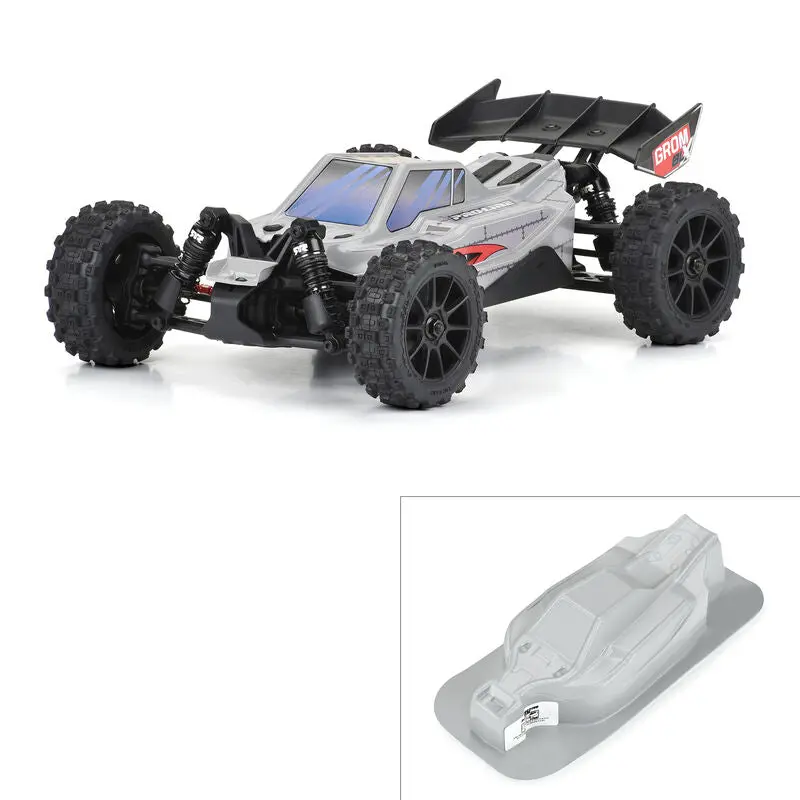 Pro-Line 1/14 Axis Tough-Color Gray Body: Typhon Grom 1