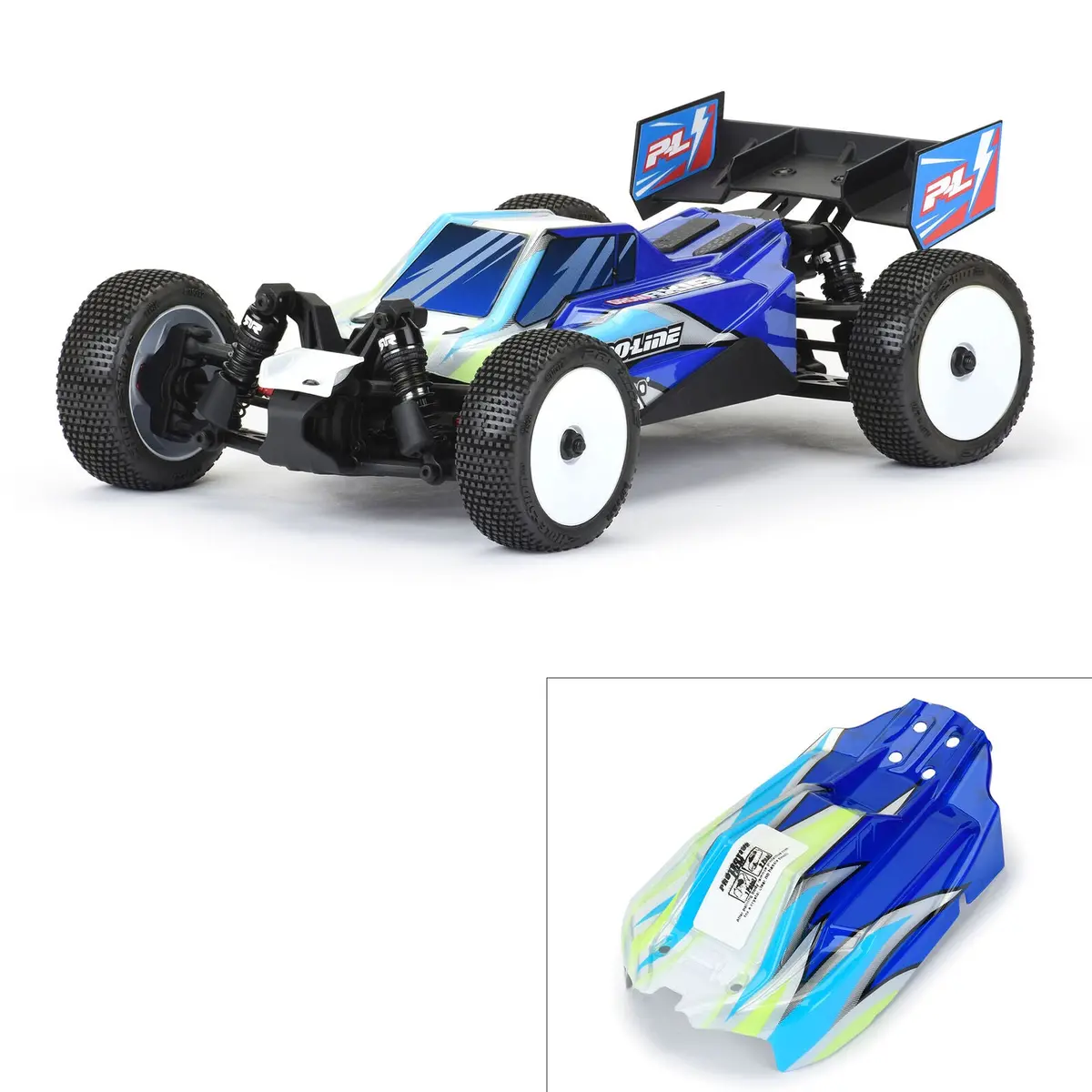 Limited Edition Axis Jagged Body For Arrma Typhon Grom (White/Blue) 1