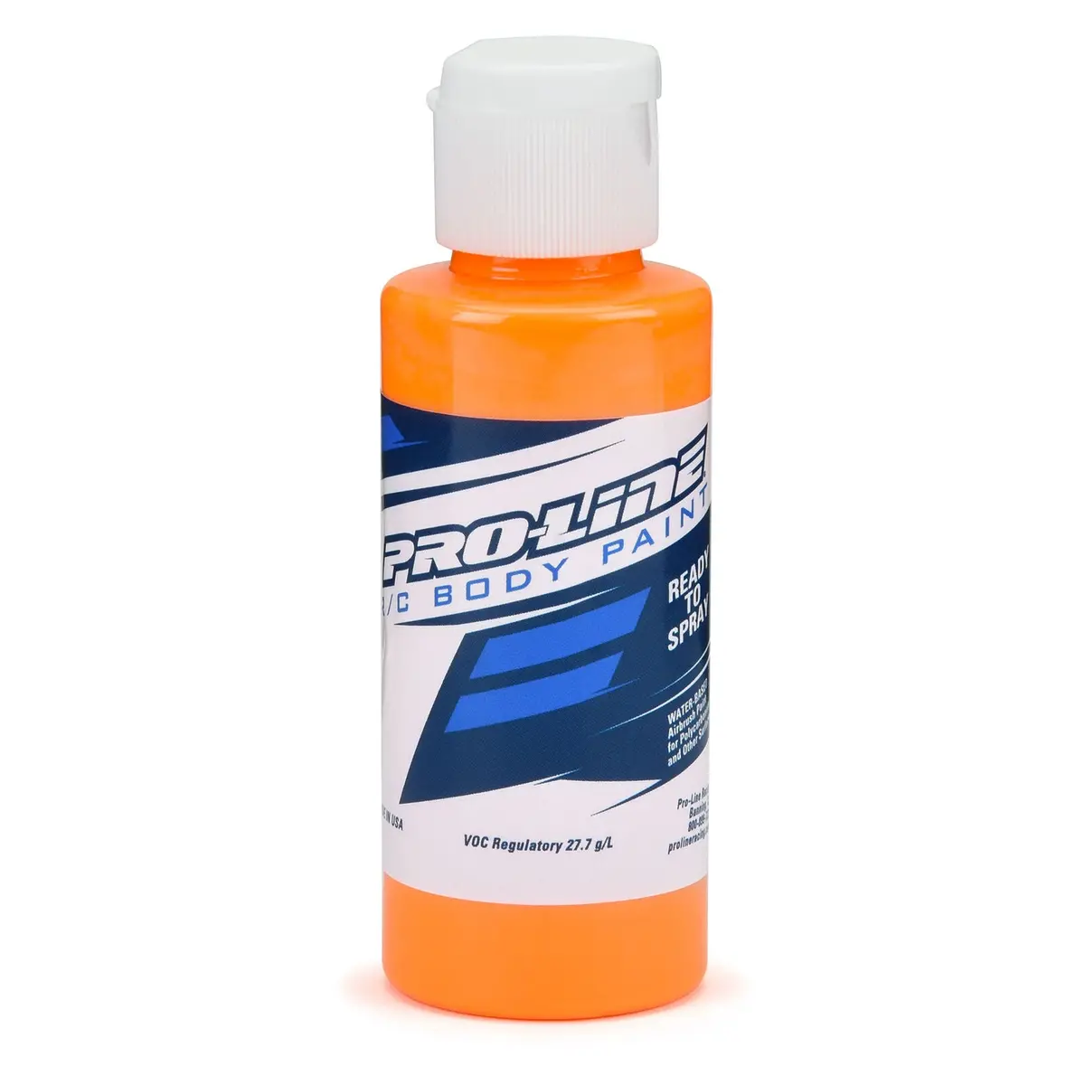 Rc Car Body Paint- Fluorescent Tangerine 1