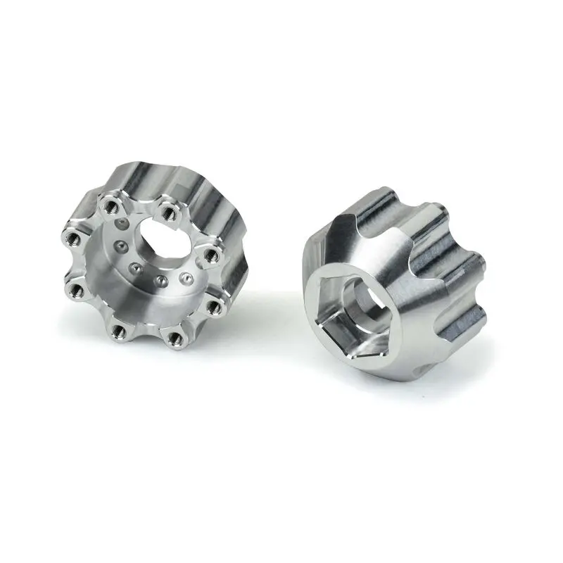 Pro-Line 8X32 To 17Mm 1/2 Offset Aluminum Hex Adapters 1