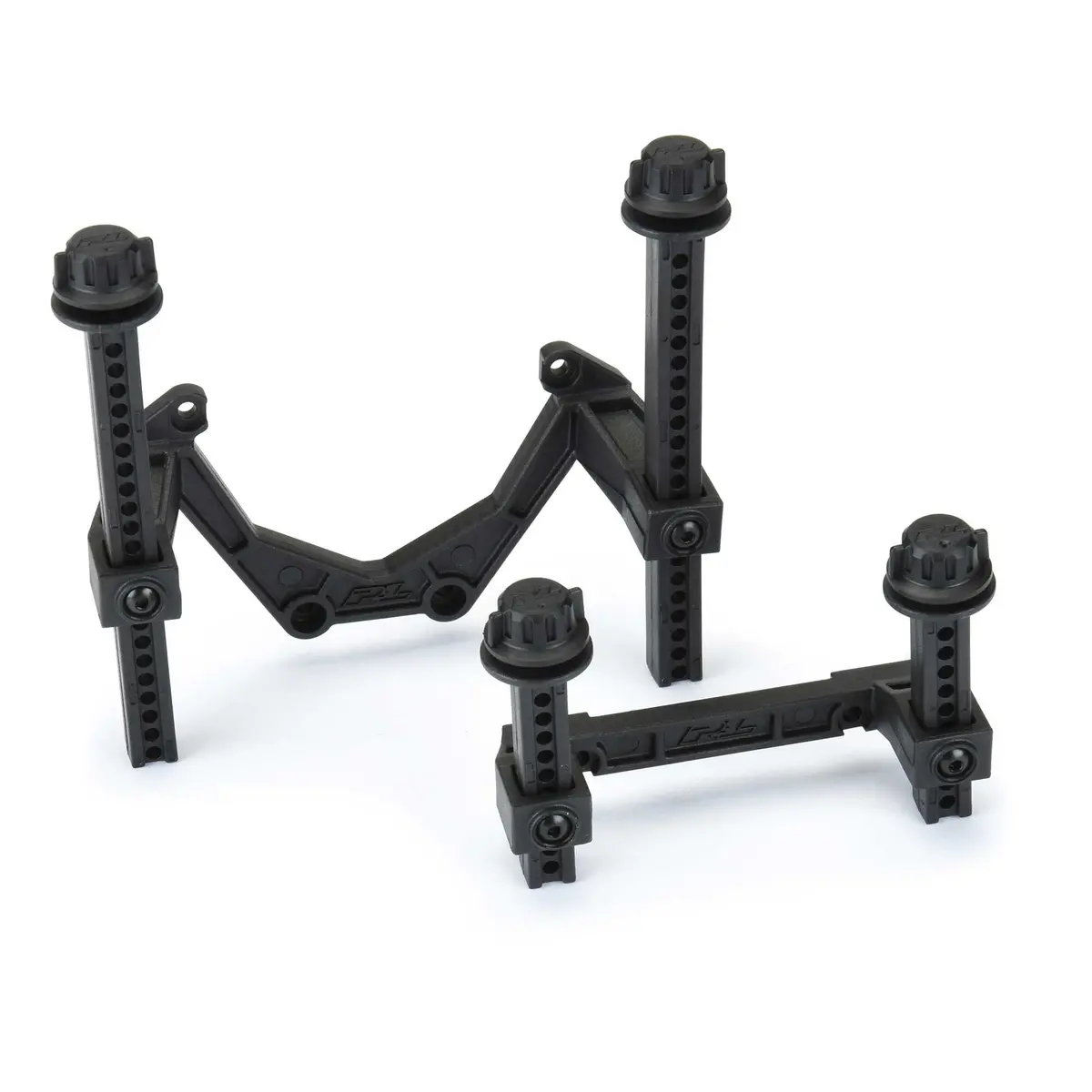 Pro-Line® 1/10 Extended Front/Rear Body Mounts: Rustler 4X4 1