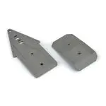 Bash Armor F/R Skid Plates (Stone Gray) For Arrma 3S Vehicles 1