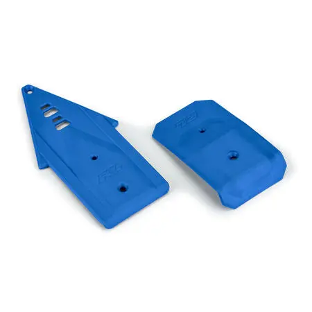 Bash Armor F/R Skid Plates (Blue) For Arrma 3S Vehicles 1