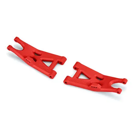 Bash Armor Front Suspension Arms (Red) For Arrma 3S Vehicles 1