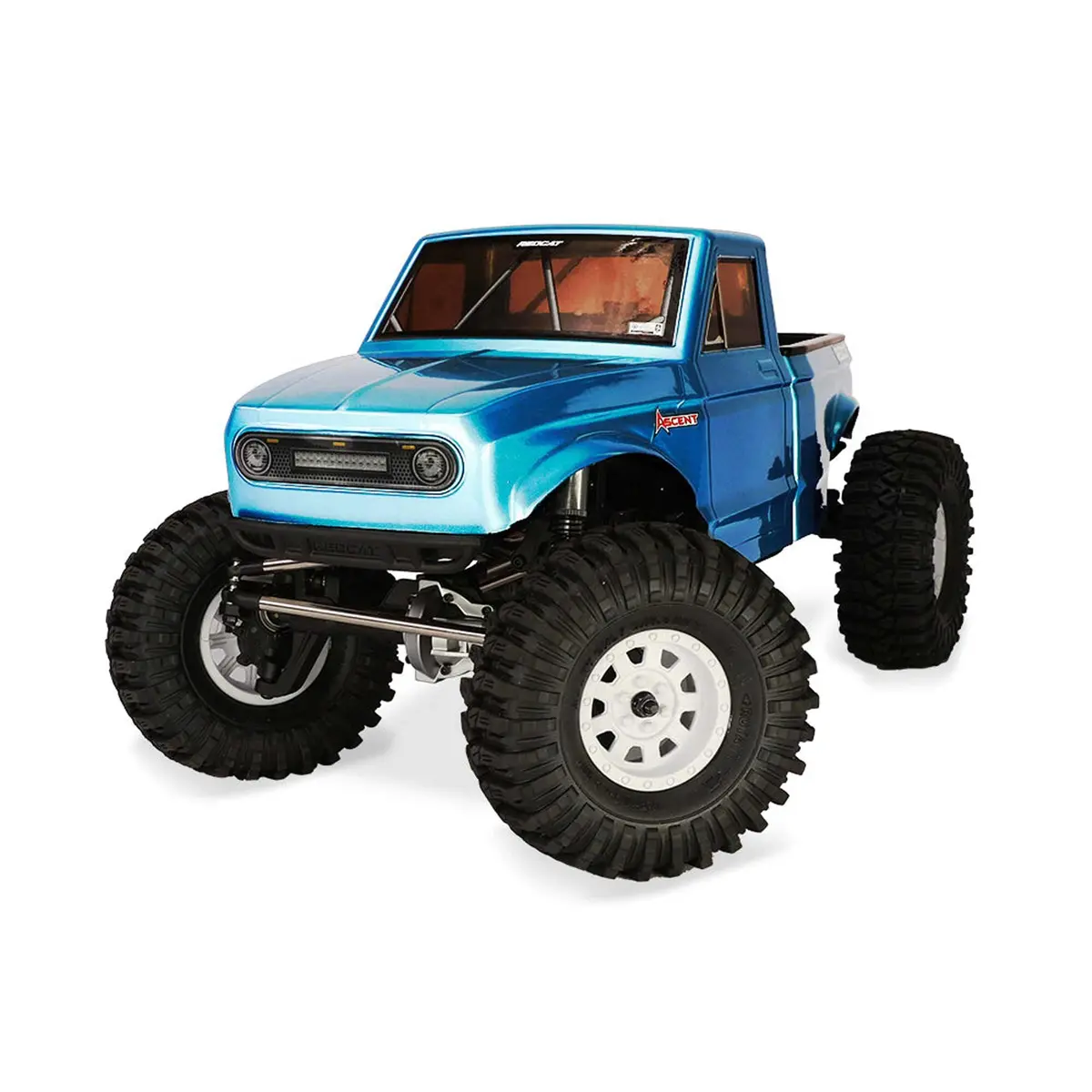 1/10 Redcat Ascent - Lcg Rock Crawler - Blue 2 Piece Pinched & Dovetailed Body 1