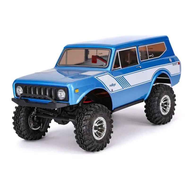 Redcat Ascent-18 International Scout Ii 1/18 4Wd Rtr Rock Crawler (Blue) W/2.4Ghz Radio, Battery & Charger 1