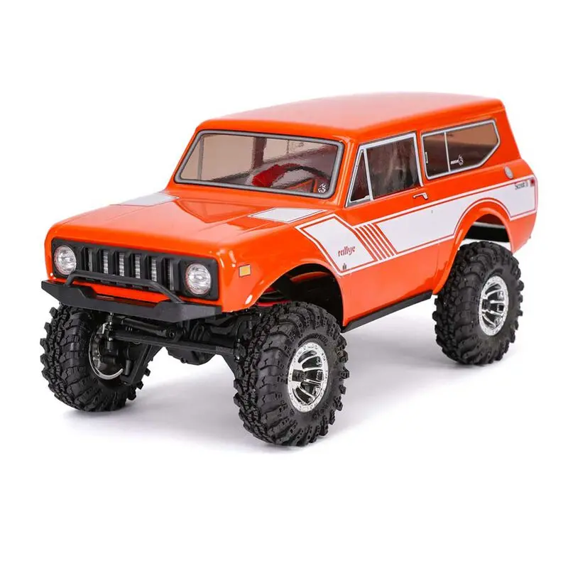 Redcat Ascent-18 International Scout Ii 1/18 4Wd Rtr Rock Crawler (Orange) W/2.4Ghz Radio, Battery & Charger 1